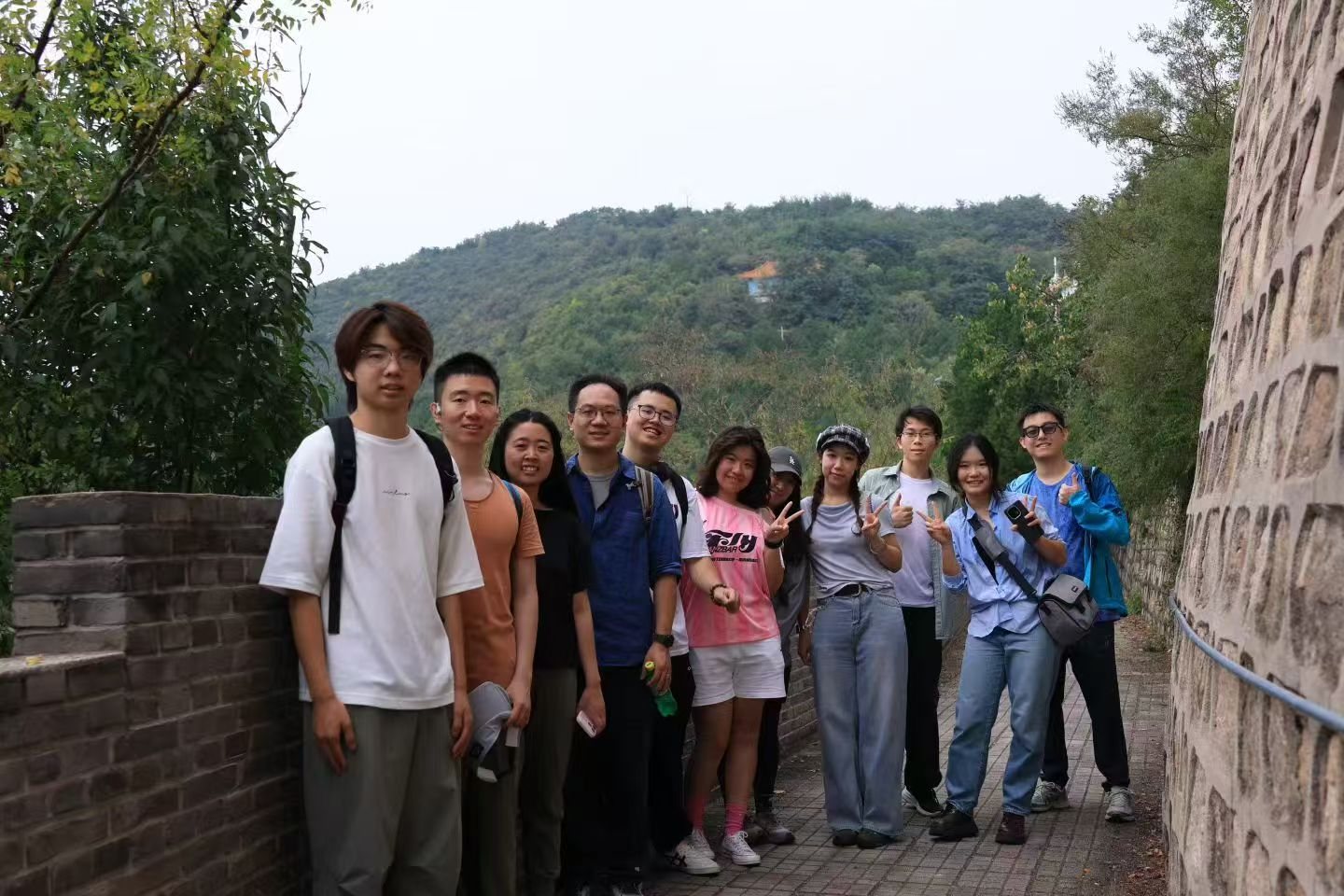 A lab hike and dinner together, photo 1 of 2