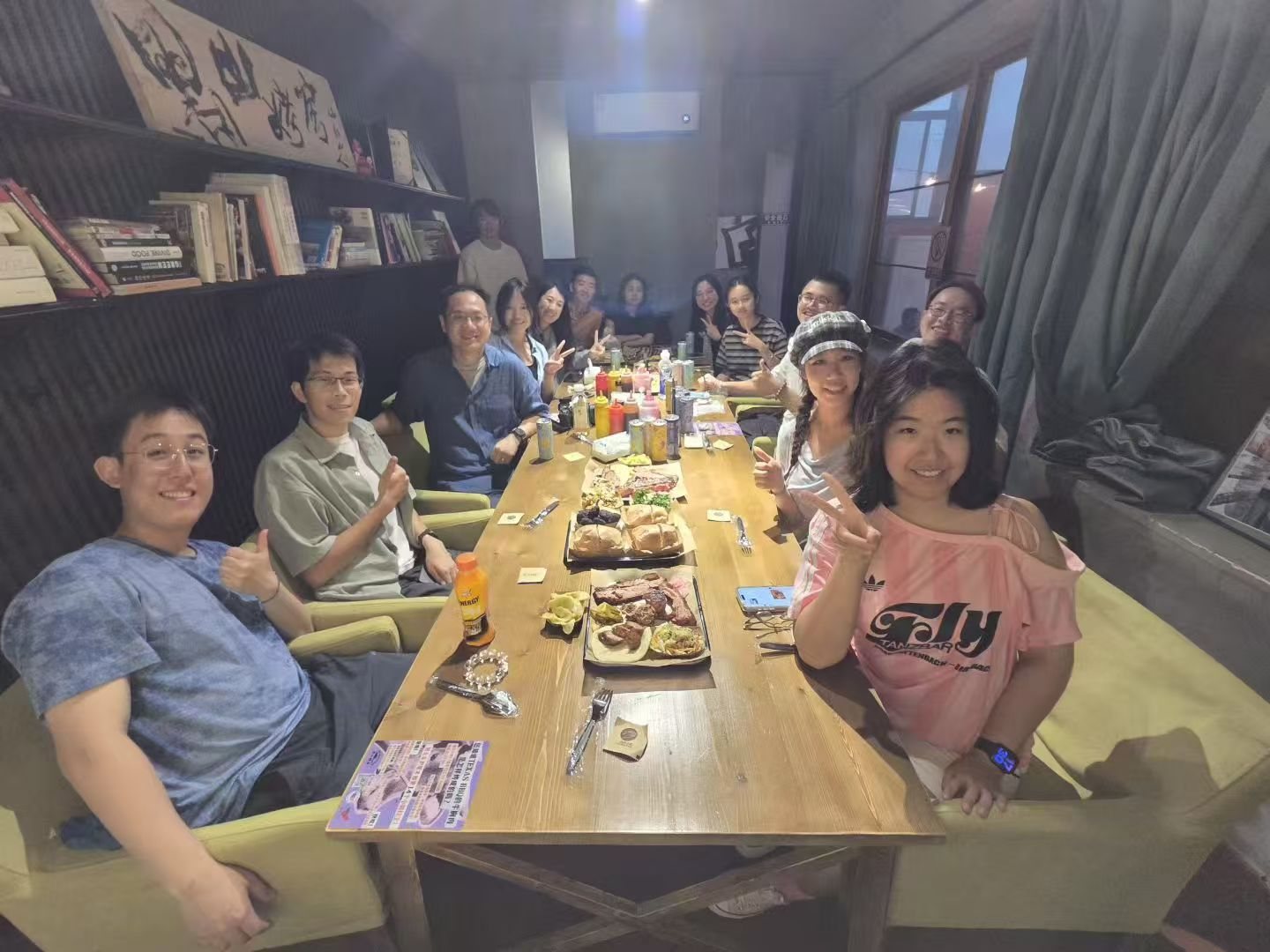 A lab hike and dinner together, photo 2 of 2