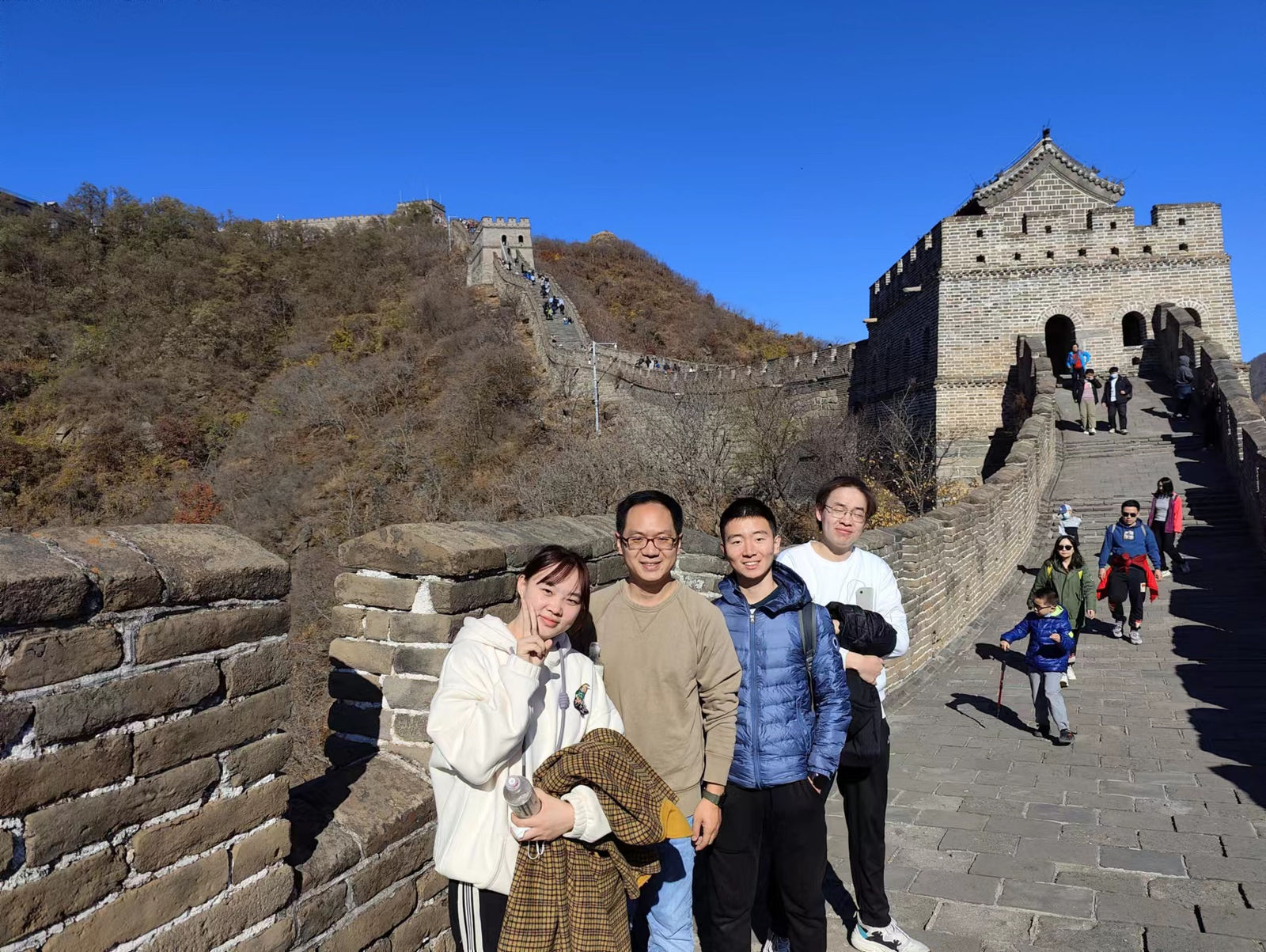 A lab outing to the Great Wall and Hongluo Temple, photo 1 of 2